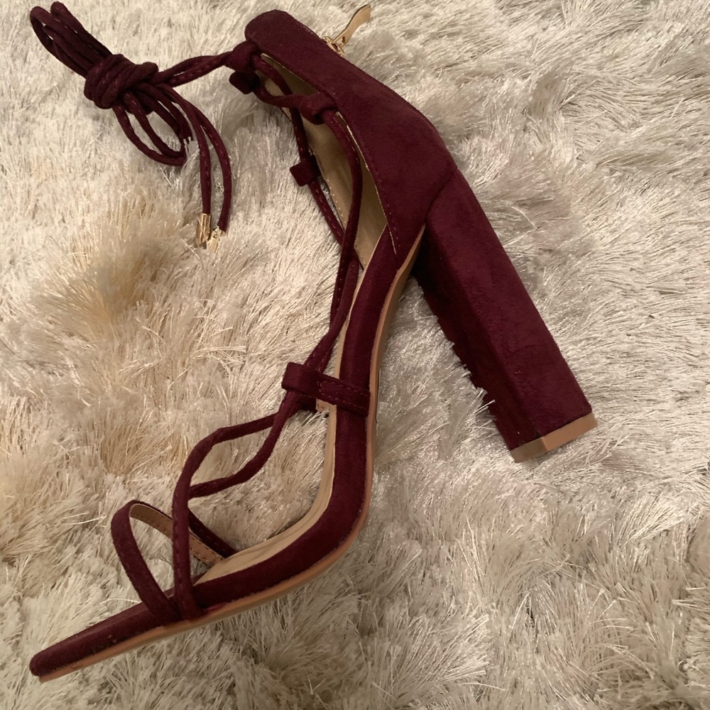 Strap heels